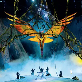  ?? Effetti speciali ?? Una scena dello spettacolo «Toruk - Il primo volo» del Cirque du Soleil