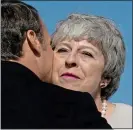  ?? ?? ‘NO HOPE’: Theresa May with French President Emmanuel Macron in 2019