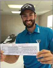  ??  ?? Adam Hadwin - ‘59’ scorecard La Quinta CC