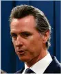  ?? FILE PHOTO BY ASSOCIATED PRESS ?? California Gov. Gavin Newsom.