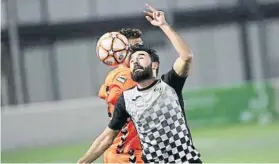  ?? FOTO: GALLARDO ?? Adrián Lledó va ser expulsat contra el Llagostera Però no va abandonar el camp