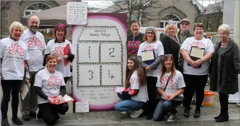  ??  ?? Board and staff members of Wexford Women’s Refuge at the launch of their campaign for a bigger premises.
