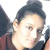  ??  ?? Shamima Begum