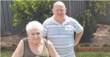  ?? ?? SUPPORT NEEDED: Toowoomba resident George Helon is the full-time carer for his mother Elizabeth, but is only given $136 per fortnight to help him achieve that through the carer’s allowance. Picture: Morgan Burley