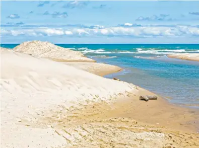  ?? DELMAS LEHMAN/SHUTTERSTO­CK ?? As part of the Indiana Dunes transition into a National Park, the park is now charging entry fees. The new fees include a seven-day pass for $25 and an annual pass for $45 or $20 for seniors.