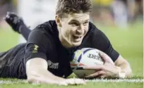  ?? File ?? New Zealand’s Beauden Barrett, given the award in 2016, is looking to emulate flanker Mccaw’s feat of 2009 and 2010.
LONDON: