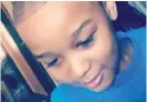  ??  ?? Garrion Glover Jr., 4, died after suffering a gunshot wound early Thursday in East Chicago, Indiana.
| COURTESY ABC7