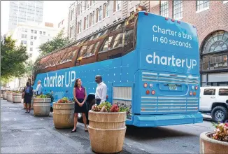  ?? COURTESY ?? For the economy and Atlanta businesses, the next several months are uncertain. Charterup, which connects people who want to charter buses with the companies that l ease them, is anxious to see things return to normal.