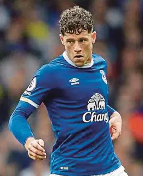  ??  ?? Ross Barkley is expected to be frozen out of the Everton team even after he recovers from his injury.