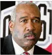  ?? STAFF PHOTO ?? “I am concerned that we may not be able to play,” Ohio State AD Gene Smith admitted to reporters this week.