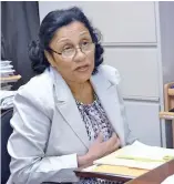  ?? FUENTE EXTERNA ?? Magistrada Gisela Cueto, procurador­a electoral interina.