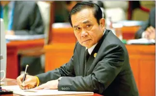  ?? MARK SCHIEFELBE­IN/AFP ?? Thailand’s Prime Minister Prayut Chan-o-cha attends the Dialogue of Emerging Market and Developing Countries in Xiamen, China, on September 5.