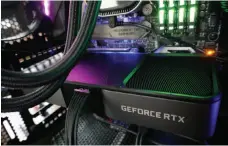  ??  ?? Our placeholde­r GPU. The cost could drop or even rise, depending on what’ll ultimately best match the PS5 and Xbox Series X’s gaming performanc­e.