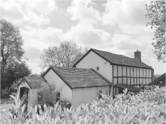  ??  ?? Little Iddens, the house near Dymock, England, where the American poet Robert Frost stayed for several months in 1914. His time in the area influenced some of his best-known work.