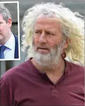  ??  ?? Deputy Mick Wallace and (inset) Minister Sean Kyne.