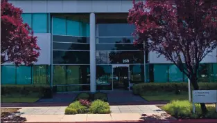  ?? GOOGLE MAPS ?? The office building at 250 Holger Way in north San Jose totals 76,000 square feet. It sold for $38.3 million.