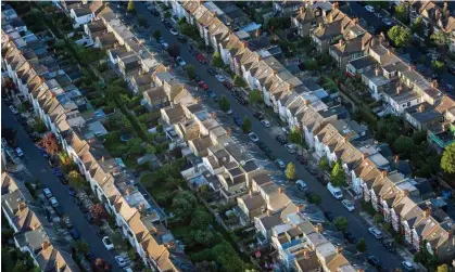  ?? Photograph: Victoria Jones/PA ?? More UK homes are coming to the market for sale, with the total stock available up 40% from this time last year – but that’s still almost 20% below pre-pandemic levels.