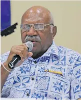  ??  ?? SODELPA leader Sitiveni Rabuka.