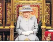  ?? REUTERS ?? La Reina Isabel II en la apertura de Parlamento británico.
