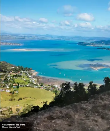  ??  ?? View from the top of the Mount Manaia Trail