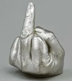  ?? Foto: Mz-galerie ?? Ai Weiwei: „Artist’s Hand“(Aluminium, 2017)