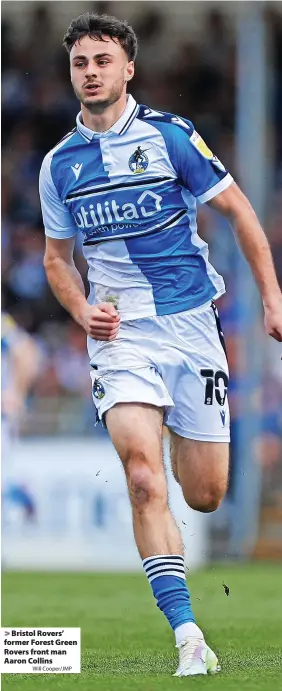  ?? Will Cooper/JMP ?? Bristol Rovers’ former Forest Green Rovers front man Aaron Collins