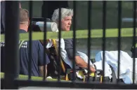  ?? GETTY IMAGES ?? U.S. Rep. Roger Williams (R-Texas) is wheeled away by emergency medical personnel Wednesday.