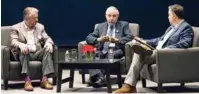  ?? NICOLAS TAVIRA ?? DIÁLOGO. Castañeda y Krugman, en la UNAM.