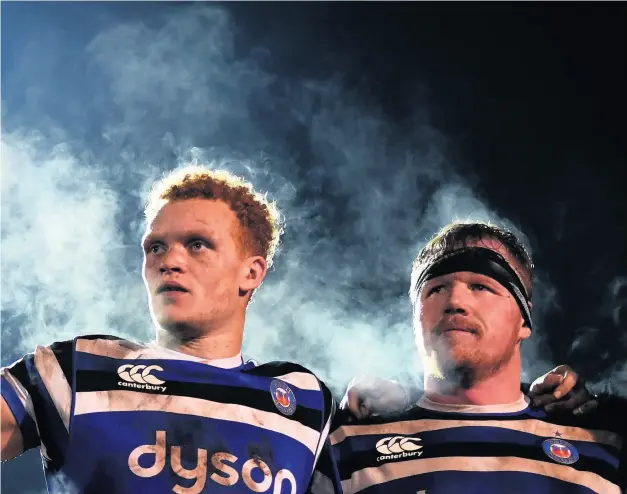  ?? PICTURE: Harry Trump/getty Images ?? Miles Reid, pictured with Jacques van Rooyen (right) in 2019, said the squad needed to pull together to get over the disappoint­ment in the Heineken Cup