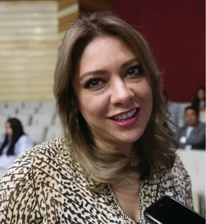  ?? JORGE SÁNCHEZ ?? Ana Leticia Cuatepotzo Pérez, diputada.