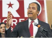  ?? Bob Owen / Staff photograph­er ?? The campaign of incumbent U.S. Rep. Will Hurd has called his lead in his race against Gina Ortiz Jones “insurmount­able” and declared victory.