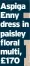  ?? ?? Aspiga Enny dress in paisley floral multi, £170