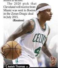  ?? AP ?? Isaiah Thomas