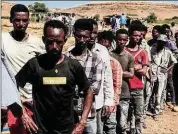  ??  ?? Some 33,000 Ethiopians have fled to Sudan
