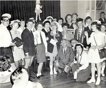  ??  ?? The last word in sophistica­ted nightlife? Well perhaps not always. A school uniform night at the Club, year unknown. Photo: Bristol Post
