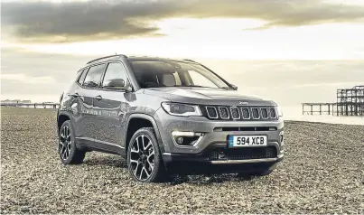  ??  ?? The new Jeep Compass will hit Britain’s roads in February. Prices start at £22,995.