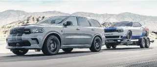  ??  ?? The Dodge Durango SRT Hellcat.