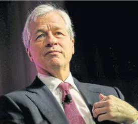  ?? /Reuters ?? Industry leader: Heart surgery is forcing JPMorgan Chase CEO Jamie Dimon to test the ability of his lieutenant­s to step in at a turbulent time for the markets.