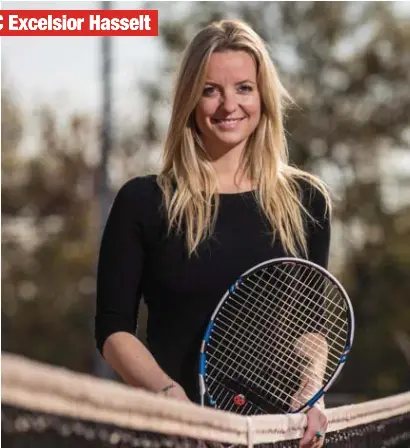  ?? FOTO SVEN DILLEN ?? Elke Clijsters: “Lesgeven is dan wel nieuw, maar tennis zit in mij.”