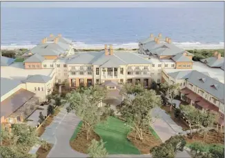  ?? KIAWAH ISLAND GOLF RESORT ?? The Sanctuary is a 255-room luxury hotel with superlativ­e service and a highly rated steak house.