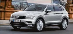  ?? Foto: Volkswagen ?? Schon ziemlich präsent: der VW Tiguan.