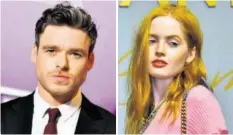  ?? –AFP ?? Richard Madden et Ellie Bamber viennent de se séparer.