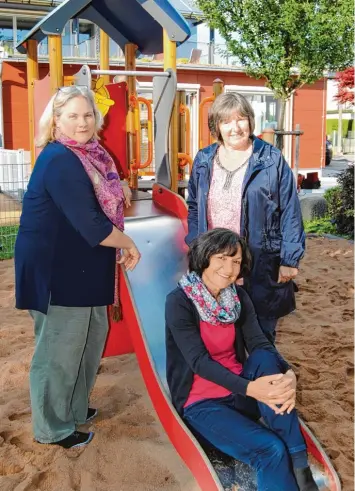  ?? Foto: Anja Fischer ?? Ursula Pause, Gerhild Wolf und Ute Kolb sind schon ehrenamtli­che Hospizbegl­eiterinnen.