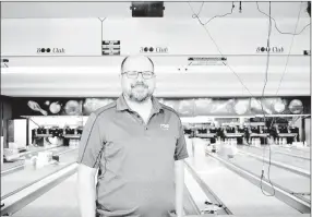  ?? RACHEL DICKERSON/MCDONALD COUNTY PRESS ?? Kurt Sij is the new owner of Pineville Bowl. He is updating the center, and it will reopen around June 1.