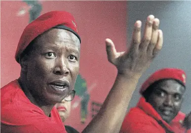  ?? / VELI NHLAPO ?? EFF leader Julius Malema says the VBS looting accusation­s are not new but a dirty campaign by detractors to link him to corruption to tarnish his image.