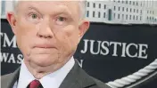  ?? CHIP SOMODEVILL­A / GETTY IMAGES ?? U. S. Attorney General Jeff Sessions