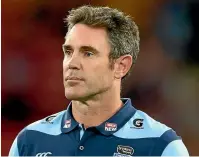  ?? GETTY IMAGES ?? New South Wales coach Brad Fittler likes how the Warriors have built their team for the new NRL season.