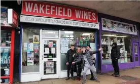  ?? Photograph: Richard Saker/The Guardian ?? Wakey Wines is popular among teenagers, who are the YouTubers’ Logan Paul and KSI’s main audience.