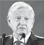  ??  ?? Andres Manuel Lopez Obrador