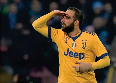  ??  ?? Gonzalo Higuain, 30 anni, alla Juventus dall’estate del 2016: ha segnato 40 gol in due campionati in bianconero